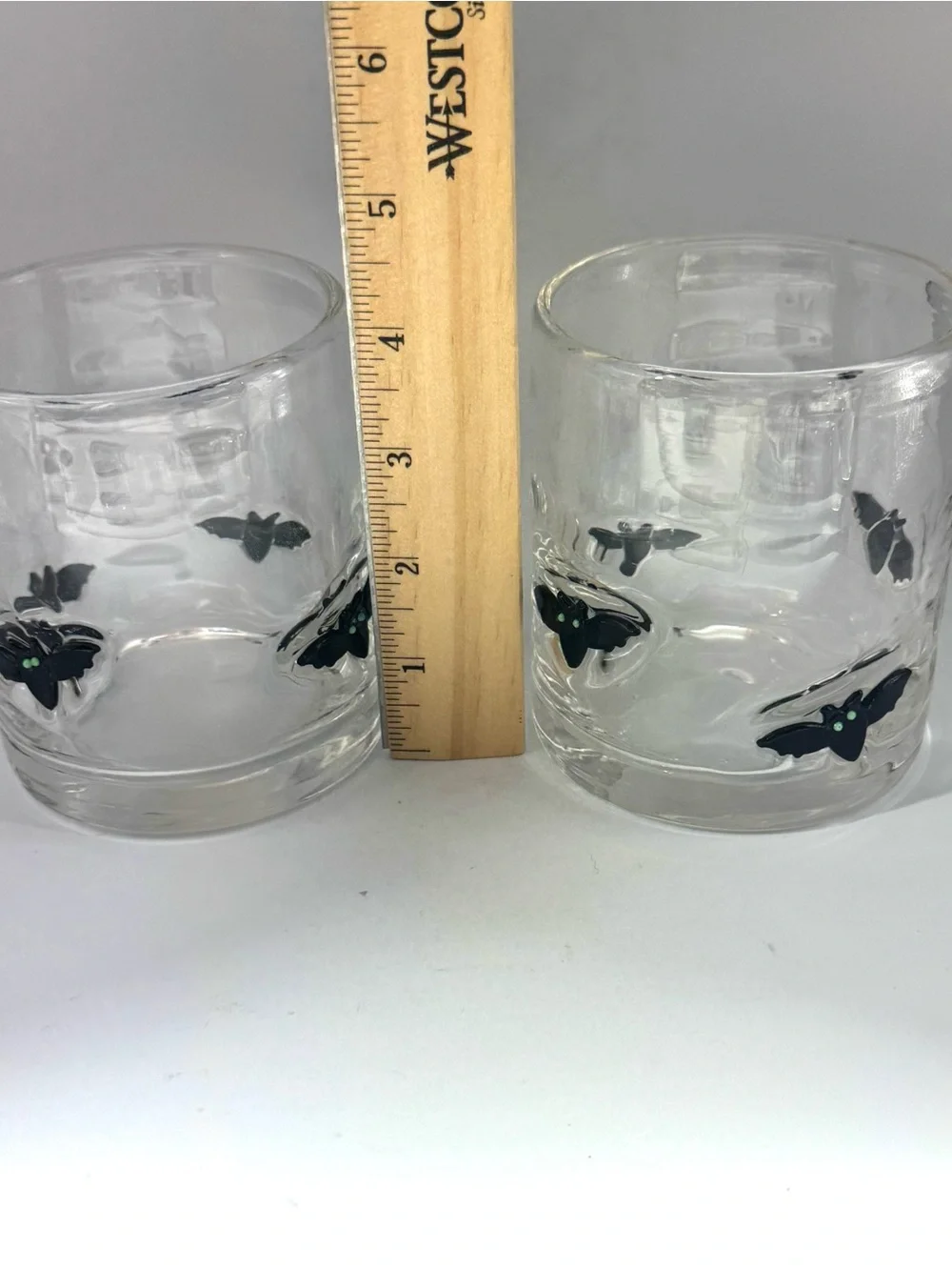 Set of 2 Halloween Clean with Black Bat